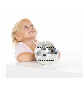 Outdoor active Seifenblasen-Diskokugel, inklusive 55 ml