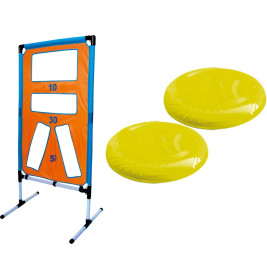 Outdoor active Wurfscheibe mit Zielwurfwand