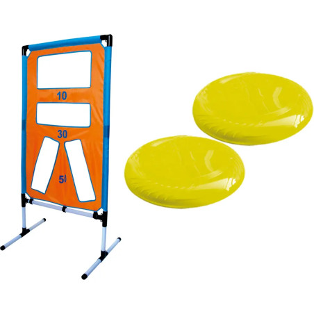 Outdoor active Wurfscheibe mit Zielwurfwand