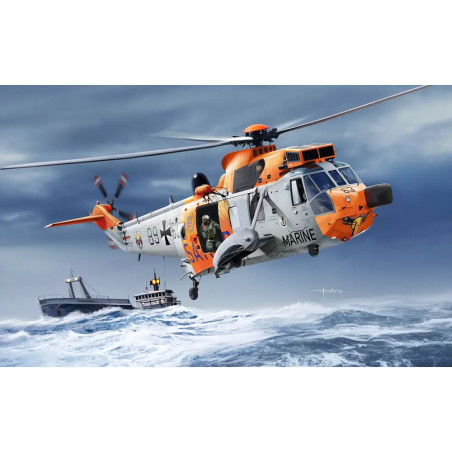 Model Set Westland Sea King Mk.41/HU.5, Revell Modellbausatz mit Basiszubehör