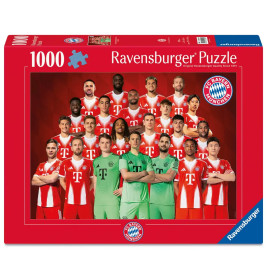 Ravensburger Puzzle 12001506 - FC Bayern München Saison 2025/2026 - 1000 Teile Puzzle für Erwachsene