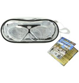 Schwimmbrille Java Adult transp.black white 2 Glas
