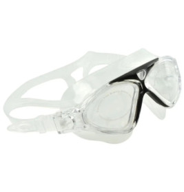 Schwimmbrille Java Adult transp.black white 2 Glas