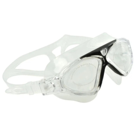 Schwimmbrille Java Adult transp.black white 2 Glas