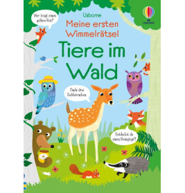Wimmelrätsel Tiere im Wald