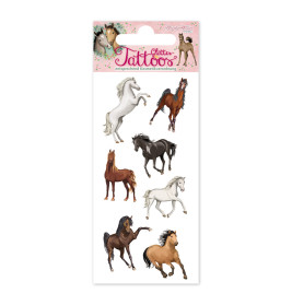 TapirElla Glitter-Tattoo Pferde 1