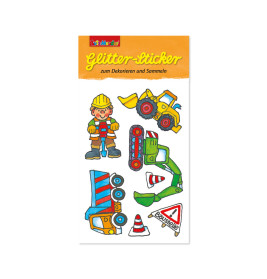 Glitter-Sticker Baustelle 2