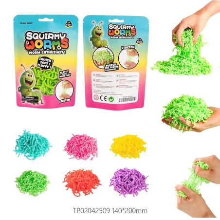 Squirmy Worms, 6 fach sortiert