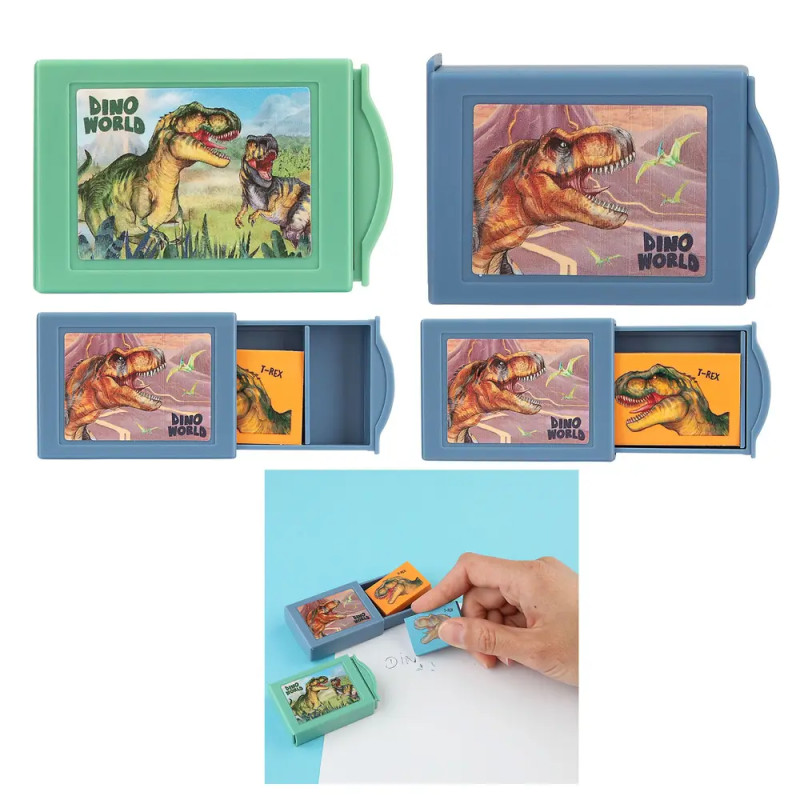 Dino World Magic Radierbox