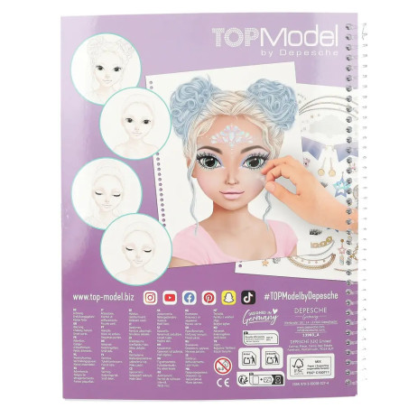 Create your TOPModel Make Up Malbuch