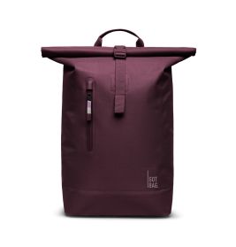 Marooner Rolltop-Rucksack mit Frontreißverschluss, Tragegriff und "GOT BAG"-Logo.