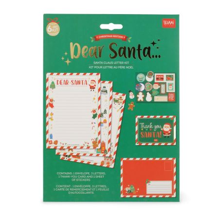 Santa Claus Letter Kit - Brief an den Weihnachtsmann