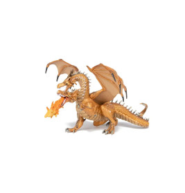 Papo 38938 Zweiköpfiger Drache, gold
