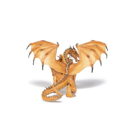 Papo 38938 Zweiköpfiger Drache, gold
