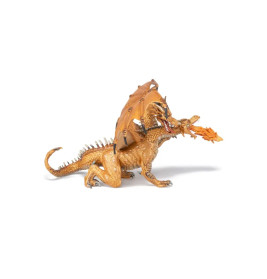 Papo 38938 Zweiköpfiger Drache, gold