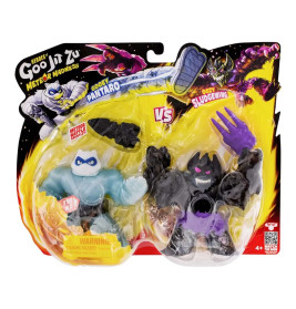 Heroes of Goo Jit Zu Meteor Madness Versus Pack S13: Pantaro vs. Sludgewing dehnbare Actionfiguren.