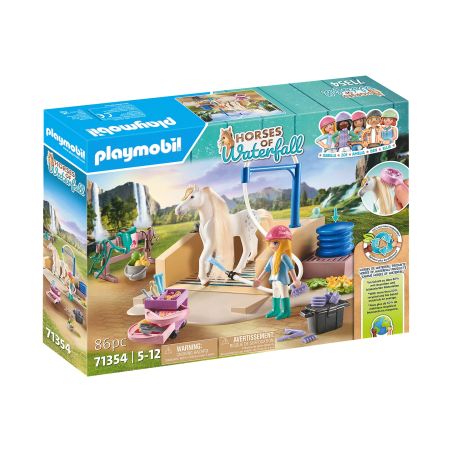 Playmobil-Set Isabella & Löwin mit Pferd, Mädchenfigur und Zubehör, 86 Teile, für Kinder von 5 bis 12 Jahren.