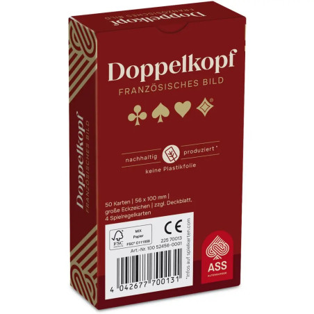 Doppelkopf große Eckzeichen französisches Bild