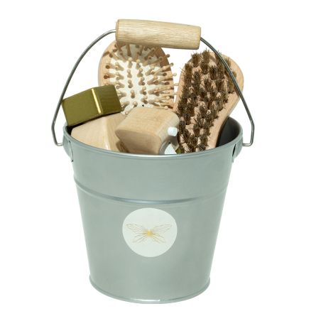 HOBBY HORSE GROOMING SET mit 7-tlg Pflegezubehör