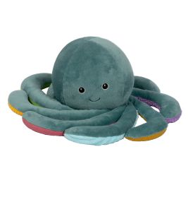 By ASTRUP® Plüsch Oktopus 1,2 kg - kuschelig, gewichtet und mit bunten Tentakelunterseiten.