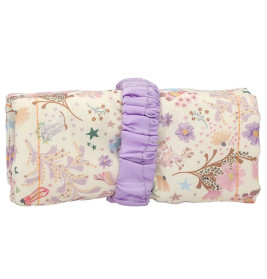 Das TOPModel Roll-Schmucketui COWGIRL ist ein lilafarbenes Schmucketui mit lila Gummiband zum Verschließen.