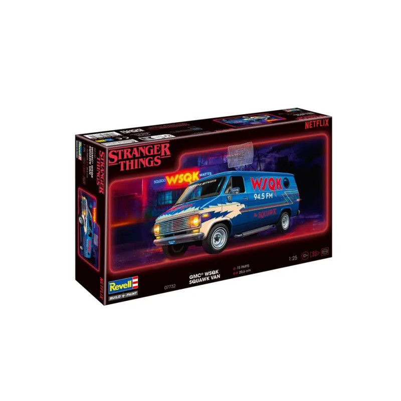 GMC® WSQK Squawk Van  Stranger Things, Revell Modellbausatz