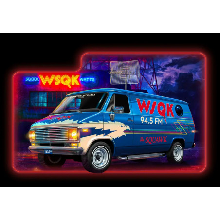 GMC® WSQK Squawk Van  Stranger Things, Revell Modellbausatz