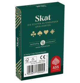 Skat, französisches Bild in Faltschachtel