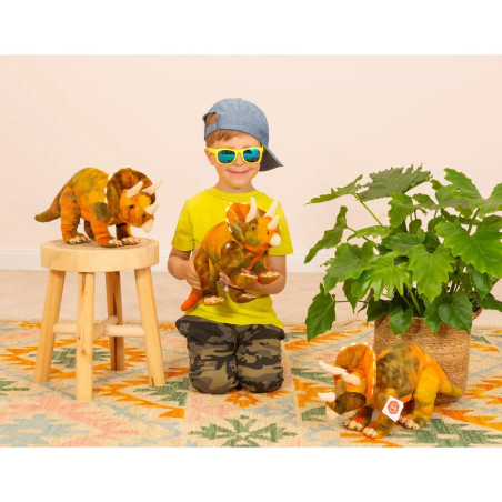 Teddy Hermann Dinosaurier Triceratops 42 cm