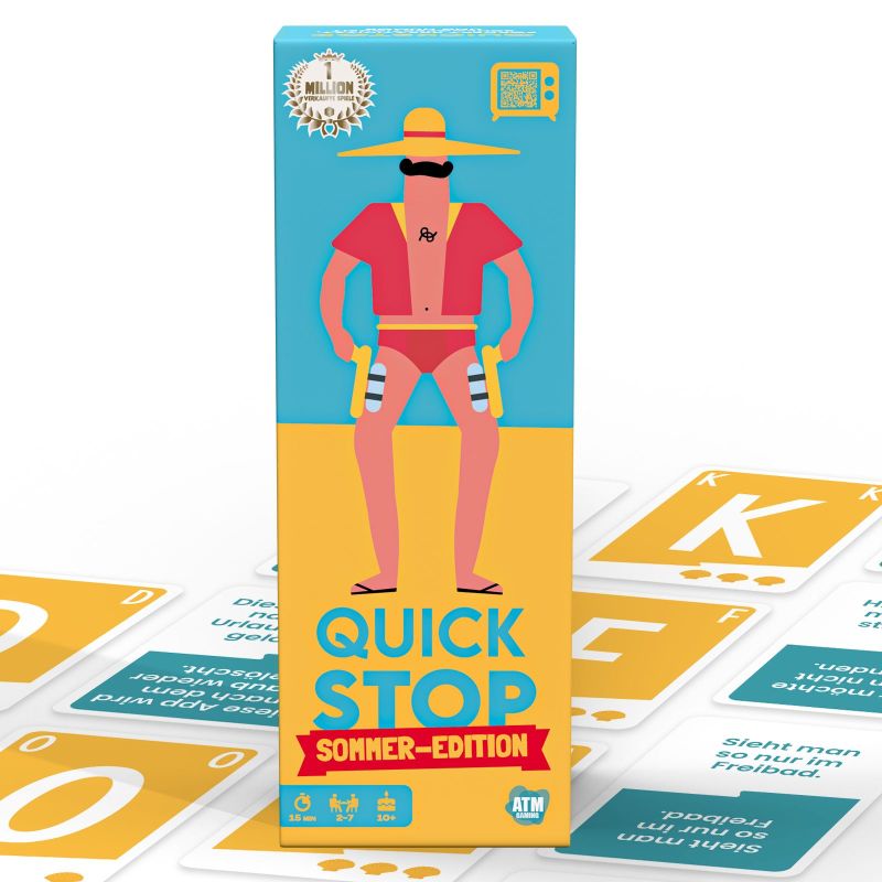 QuickStop Buchstaben-Duell – Sommer-Edition | Rasant, schnell & wortgewandt | ab 10J. VEDES
