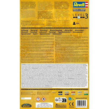 Geschenkset World of Warcraft Thrall, Revell Modellbausatz mit Basiszubehör