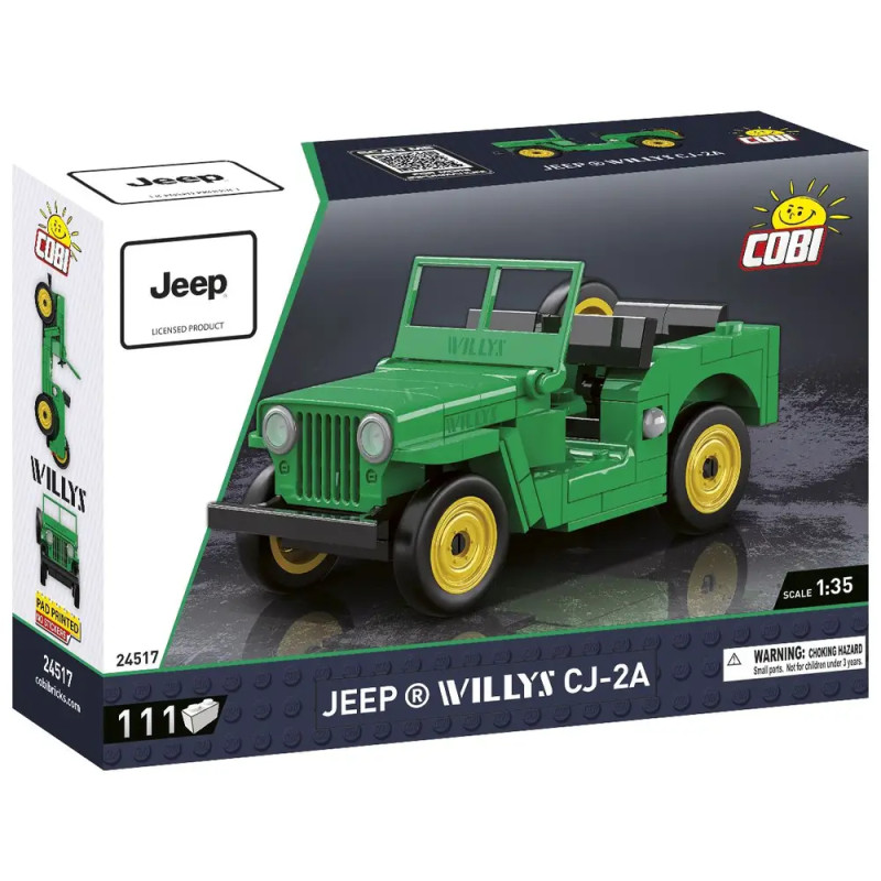 COBI Jeep Willys CJ-2A, grün Scale 1:35