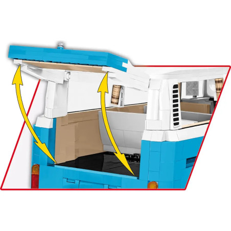 COBI Volkswagen Transporter T2b Bus Scale 1:12