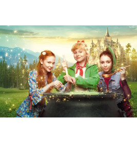 KIPUGP60T.Bibi Das große Hexentreffen, Junghexen am Kessel