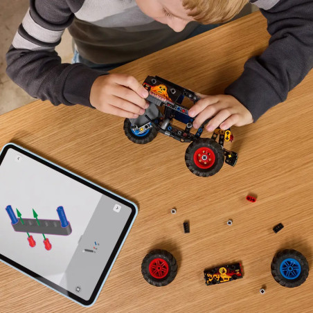 LEGO® Technic 42219 Monster Jam™ Grave Digger™ Feuer und Eis