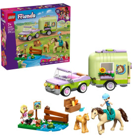 LEGO® Friends 42695 Pferd und Fohlen mit Pferdeanhänger