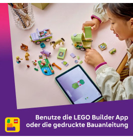 LEGO® Friends 42695 Pferd und Fohlen mit Pferdeanhänger