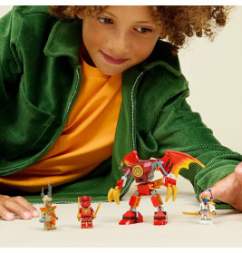 LEGO® NINJAGO 71851 Kais Drachen-Mech Battle Set