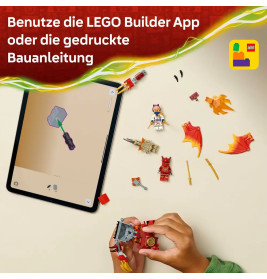 LEGO® NINJAGO 71851 Kais Drachen-Mech Battle Set