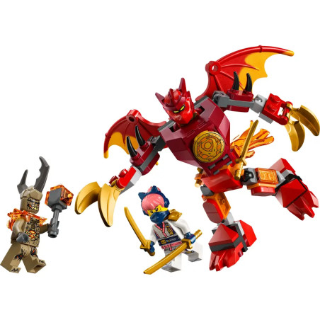 LEGO® NINJAGO 71851 Kais Drachen-Mech Battle Set