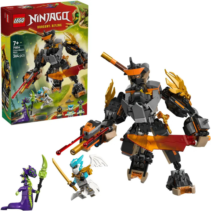 LEGO® NINJAGO 71854 Coles Action-Mech und Drachen-Zane