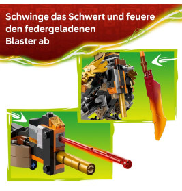 LEGO® NINJAGO 71854 Coles Action-Mech und Drachen-Zane