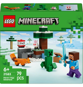 LEGO® Minecraft™ 21583 Steves Abenteuer in der Taiga