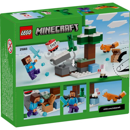 LEGO® Minecraft™ 21583 Steves Abenteuer in der Taiga