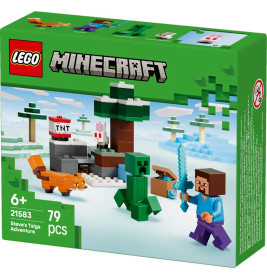 LEGO® Minecraft™ 21583 Steves Abenteuer in der Taiga