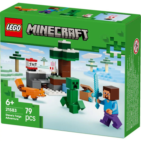 LEGO® Minecraft™ 21583 Steves Abenteuer in der Taiga