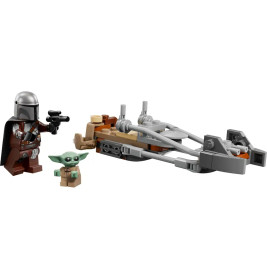 LEGO® Star Wars™ 75436 Der Mandalorianer und Grogu auf ihrem Speeder Bike™