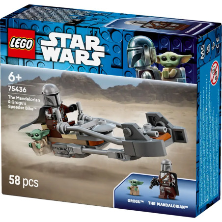 LEGO® Star Wars™ 75436 Der Mandalorianer und Grogu auf ihrem Speeder Bike™