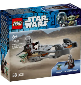 LEGO® Star Wars™ 75436 Der Mandalorianer und Grogu auf ihrem Speeder Bike™
