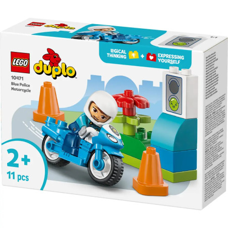 LEGO® DUPLO® 10471 Blaues Polizeimotorrad
